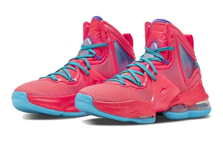 Nike Lebron 19 Джеймс 19 MID Детские баскетбольные кроссовки Красные Синие Подростковые