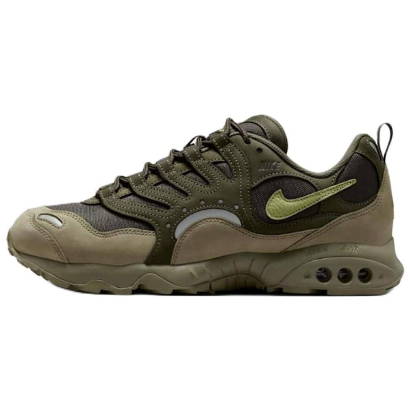 Nike Air Terra Humara противоскользящие и устойчивые к истиранию низкие беговые кроссовки для мужчин зеленые