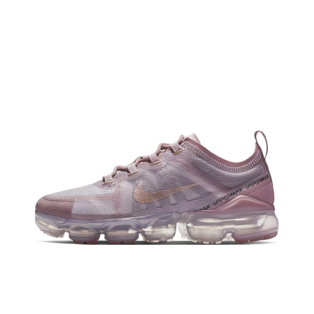 Nike VaporMax 2019 Спортивная сетка ткань низкий верх повседневные беговые кроссовки женские розовые