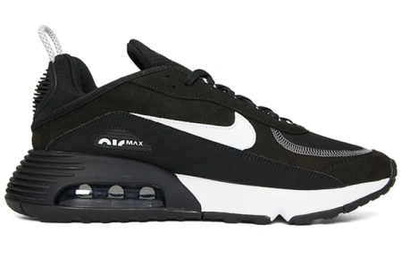 Nike Air Max 2090 Устойчивый к истиранию Легкий Низкий Топ с амортизацией Беговые кроссовки Мужские Черные