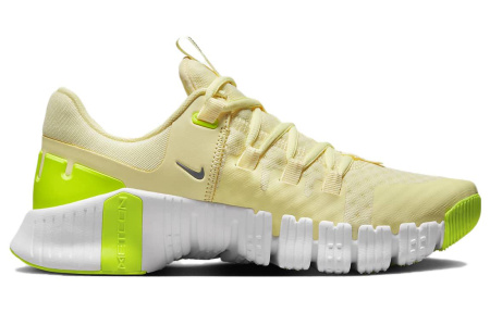 Nike Free Metcon 5 Low Топ Кроссовки для тренировок Женские Желтый Зеленый