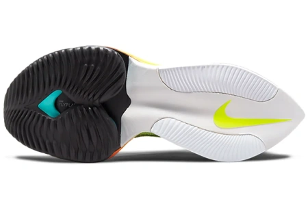 Nike Дышащий Покрытие Низкий Топ Марафон Длинный Бег Беговые Кроссовки Женские Неон Зеленый