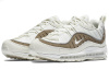 Nike Air Max 98 Комфортные Легкие Низкие Беговые Кроссовки Мужские Белые