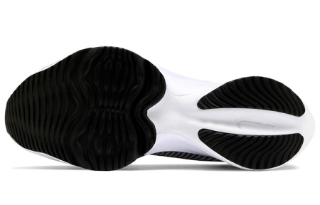 Nike Air Zoom Tempo Next% Ткань Низкий Верх Повседневные Беговые Кроссовки Мужские Черно-Белые