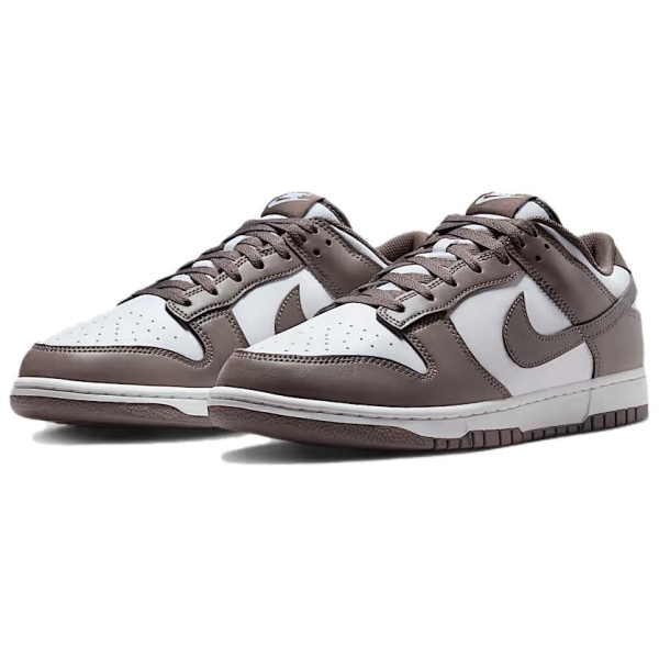 Nike Dunk Slip-Resistant Abrasion-Resistant Low-Top Скейтборд Кроссовки Мужские Белые Серые