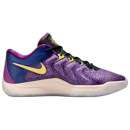 Nike KD 17 Low Топ Баскетбольные кроссовки Мужской Черный Фиолетовый Синий Азиатская версия