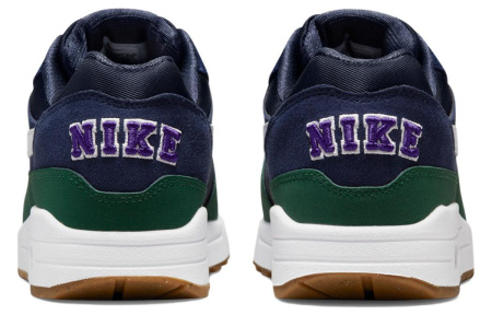 Nike Air Max 1 Износостойкие и Легкие Низкие Повседневные Беговые Кроссовки Женские Синие Зеленые