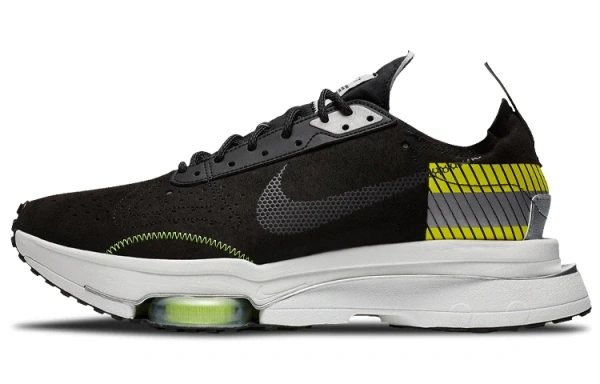Nike Air Zoom Тип Abrasion Resistant Низкий Топ Повседневная Обувь Мужская Угольно-Черный