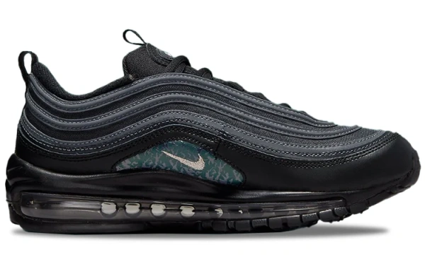 Nike Air Max 97 Low Топ Повседневные Беговые Кроссовки Женские Черные