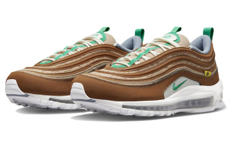 Nike Air Max 97 Low Топ Повседневные Беговые Кроссовки Мужские Коричневые