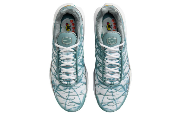 Nike Air Max Plus Сетка TPU Кожа Низкий Верх Повседневная Обувь Мужская Синий Белый