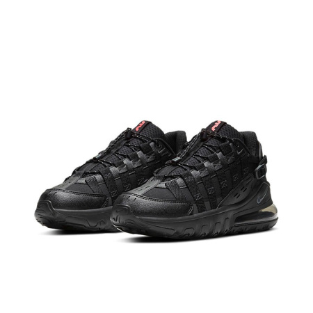 Nike Air Max 270 Текстиль Синтетическая кожа Низкие кроссовки для бега Мужские Черные Красные