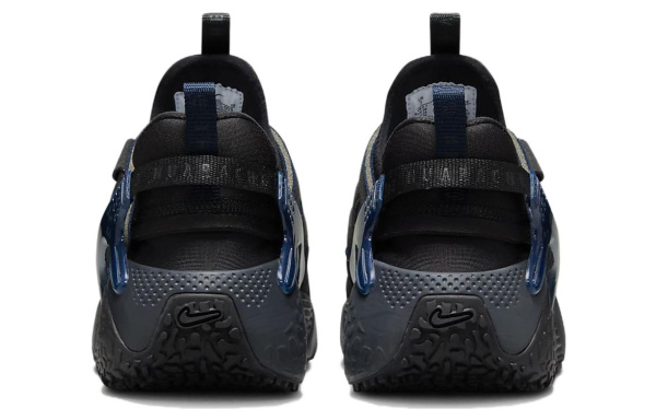 Nike Air Huarache Low Топ Повседневные Беговые Кроссовки Женские Черные Синие