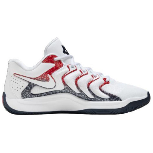 Nike KD 17 Low Топ Баскетбольные кроссовки Мужской Белый Азиатская версия