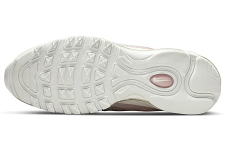 Nike Air Max 97 Vintage Устойчивые к истиранию Дышащие Низкие Повседневные Беговые Кроссовки Женские Розовые