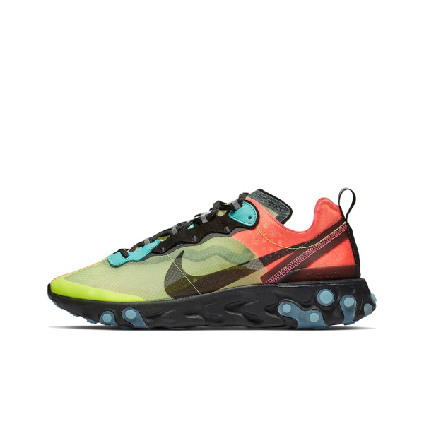 Nike React Element 87 Сетчатая ткань текстиль амортизация противоскользящий устойчивый к истиранию низкий верх