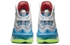 Nike Lebron 19 High Топ Баскетбольные кроссовки для игры Унисекс Серый Синий Азиатская версия