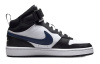 Nike Court Borough MID 2 Синтетическая кожа устойчивая к истиранию баланс поддержка верх детские для скейтбординга