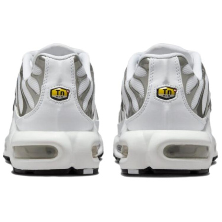 Nike Air Max Plus Дышащая Поддержка Низкий Верх Повседневные Беговые Кроссовки Женские Белый Серебряный