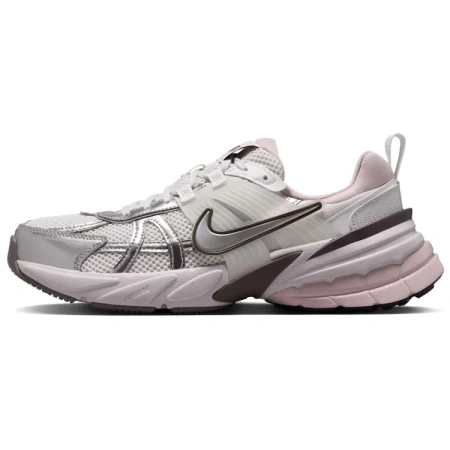 Nike V2K Run Устойчивый к истиранию Низкий Топ Резина Повседневные Беговые Кроссовки Женские Серые