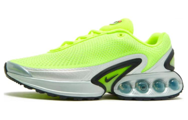 Nike Air Max DN Ткань Амортизация Износостойкий Низкий Топ Повседневная Обувь Мужская Ярко-Зеленая