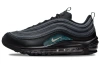 Nike Air Max 97 Low Топ Повседневные Беговые Кроссовки Женские Черные