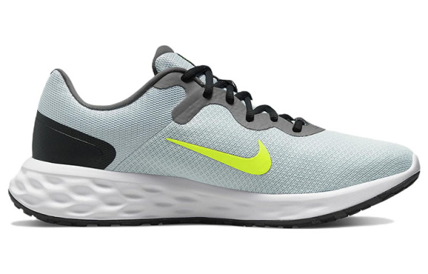 Nike REVOLUTION 6 Ткань Низкий Верх Повседневные Беговые Кроссовки Мужские Синий Желтый