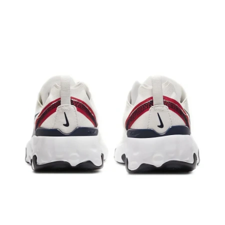 Nike React Element 55 Амортизация Противоскользящие Низкие Повседневные Беговые Кроссовки Женские Белые Черные Красные