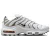 Nike Air Max Plus Дышащая Поддержка Низкий Верх Повседневные Беговые Кроссовки Женские Белый Серебряный