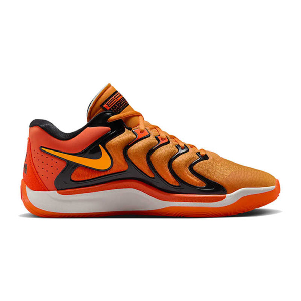 Nike KD 17 Противоскользящие Устойчивые к износу Низкие Баскетбольные кроссовки Мужские Оранжевые