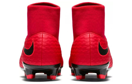 Nike HYPERVENOM PHELON 3 Износостойкие и Легкие Футбольные бутсы Мужские Красный Черный