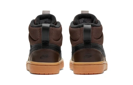Nike Fly By Mid 2 MID 2 Boo Противоскользящий Амортизация Высокий Топ Детские Скейтбординги Темная Умбра
