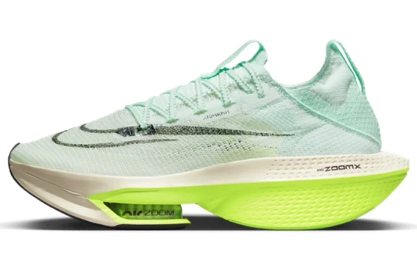 Nike Air Zoom Alphafly Next% 2 Ткань Противоскользящая Дышащая и Упругая Низкий Верх с Карбоновой Плиты