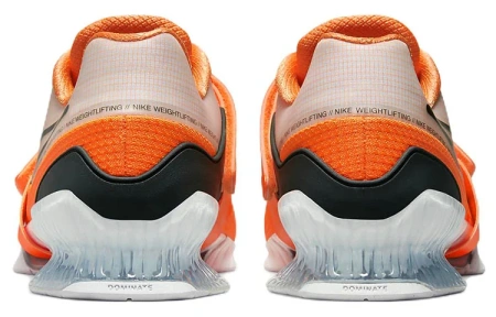 Nike Romaleos 4 Удобные Низкие Кроссовки для Тренировок Унисекс Оранжевые Черные