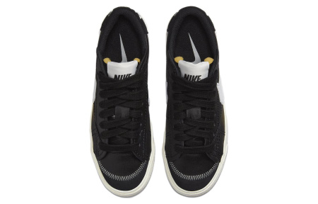 Nike Blazer '77 Jumbo Low Кроссовки для скейтбординга Женские Черно-белые