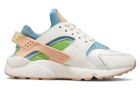 Nike Air Huarache Low Беговые кроссовки Женские Белый Зеленый Синий