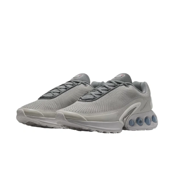 Nike Air Max DN Ткань Отскок Низкий Топ Резина Пена Повседневные Беговые Кроссовки Мужские Серый Белый