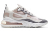 Nike Air Max 270 Устойчивые к истиранию Низкие Повседневные Беговые Кроссовки Женские Серебристо-Розовые