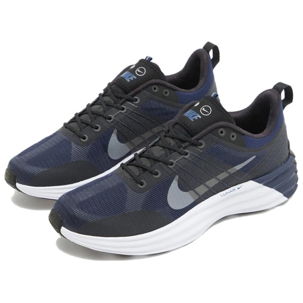 Nike Lunar Roam Low Беговые кроссовки Мужские Синие Черные Белые