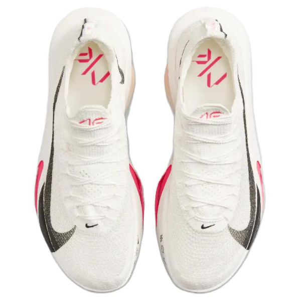 Nike Air Zoom Alphafly Next% 3 Амортизация Дышащие Низкие Беговые Кроссовки Унисекс Белые