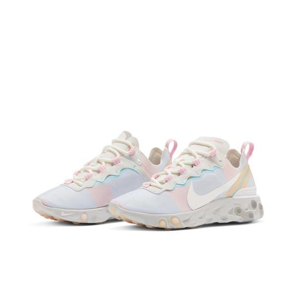 Nike React Element 55 Текстиль Синтетическая кожа Амортизация Противоскользящий Устойчивый к истиранию Низкий верх