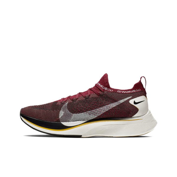 Nike Zoom VaporFly 4% Ткань Амортизация Устойчивость к истиранию Дышащий Низкий Верх Повседневные Беговые Кроссовки