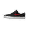 Nike SB Stefan Janoski Кожа Устойчивая к истиранию Низкие Кеды для Скейтбординга Детские Черные Красные