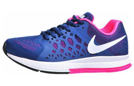 Nike Air Zoom Pegasus 31 Противоскользящие Устойчивые к истиранию Низкие Беговые кроссовки Женские Синие
