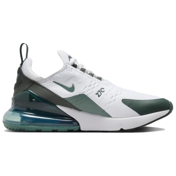 Nike Air Max 270 Low Беговые кроссовки для женщин белые и зеленые