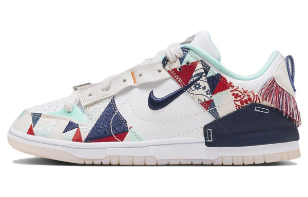 Nike Dunk Disrupt 2 Low Топ Скейтборд Кроссовки Женские Белый Синий Красный