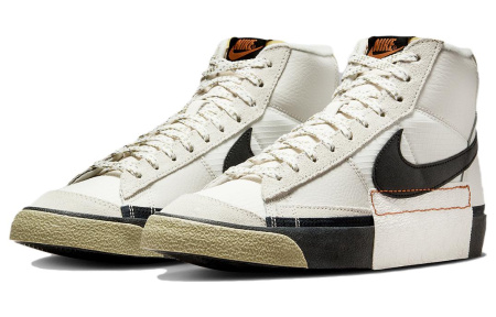 Nike Blazer Mid Скейтборд Кроссовки Мужские Белый Черный