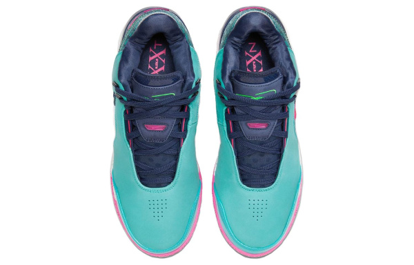 Nike LeBron NXXT Gen Ampd EP Low Топ Баскетбольные кроссовки Мужской Зеленый Розовый
