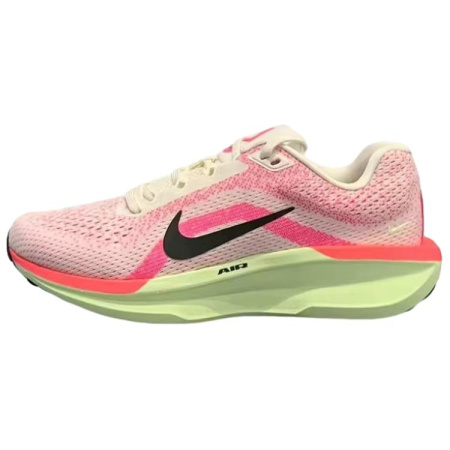 Nike Winflo 11 Устойчивые к истиранию Дышащие Легкие Низкие Беговые кроссовки Женские Розовые