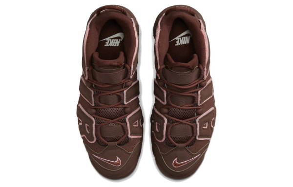Nike Air More Uptempo MID Топ Винтажные Баскетбольные Кроссовки Унисекс Коричневый